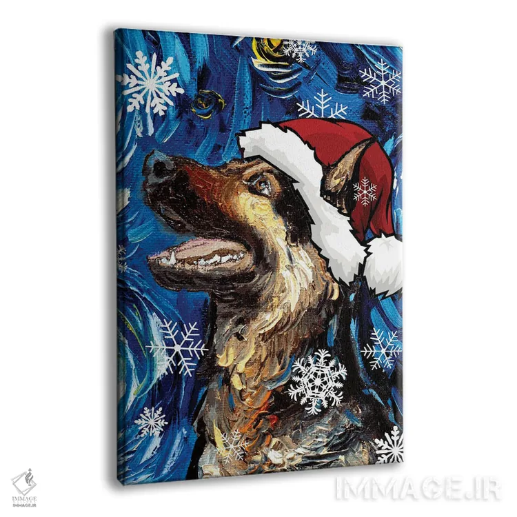 تابلو سنتای ژرمن شپرد اثر آجا تریر - نمای پرسپکتیو محصول