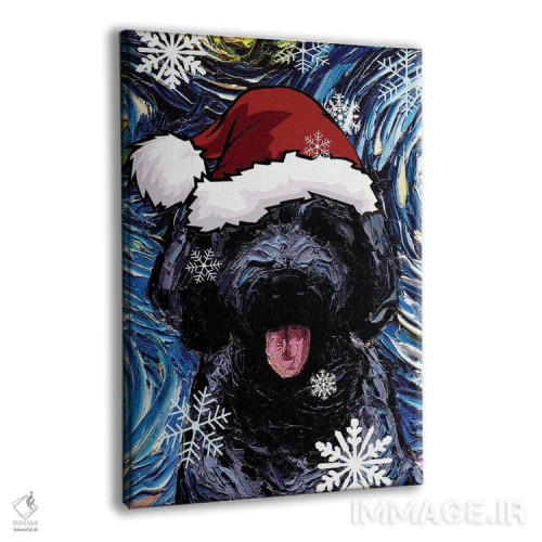 تابلو سنتای گولدندودل سیاه اثر آجا تریر - نمای پرسپکتیو محصول