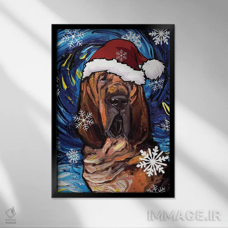 تابلو سنتای بلادهاوند اثر آجا تریر - نمای قابدار مشکی