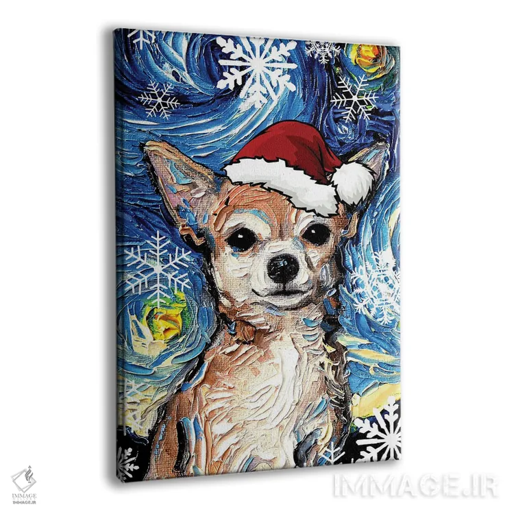 تابلو سنتای چیواوا اثر آجا تریر - نمای پرسپکتیو محصول