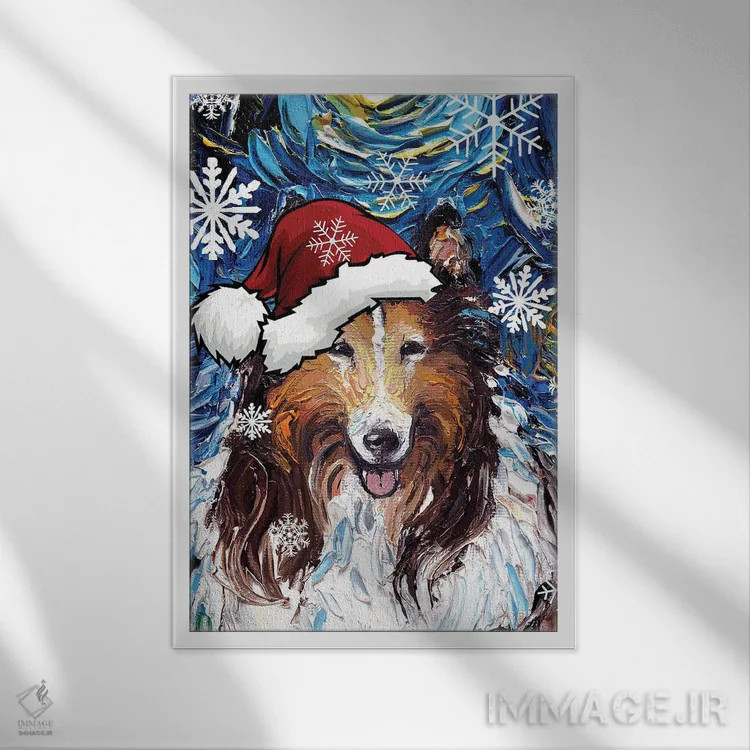 تابلو سنتای کولی اثر آجا تریر - نمای قابدار سفید