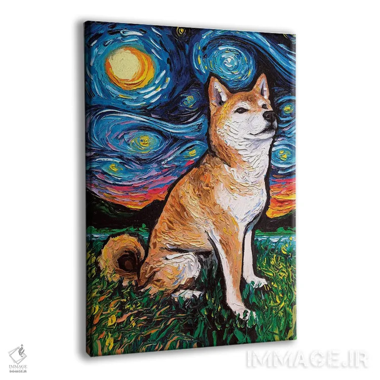 تابلو شب دوم شیبا اینو اثر آجا تریر - نمای پرسپکتیو محصول