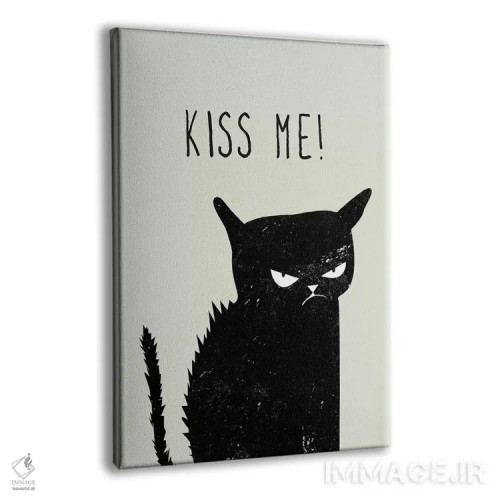 تابلو گربه ببوسم اثر امی و کورت برلین - نمای پرسپکتیو محصول