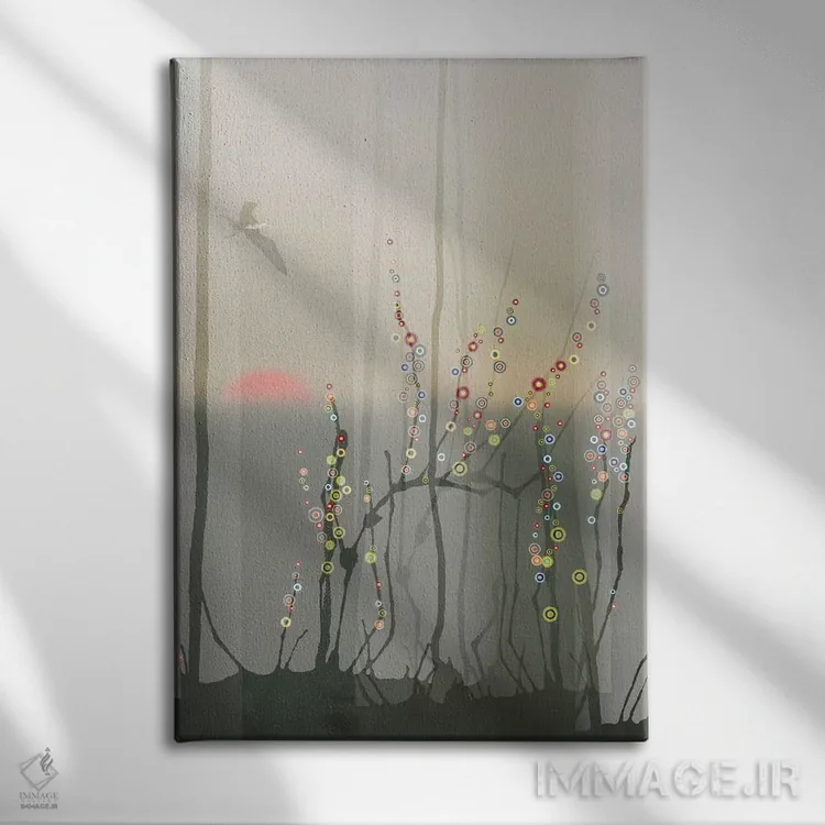 تابلو جنگل جادویی اثر امی و کورت برلین - نمای روبهرو روی دیوار