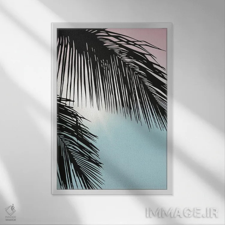 تابلو آلوها (سلام یا خداحافظی هاوایی) اثر امی و کورت برلین - نمای قابدار سفید