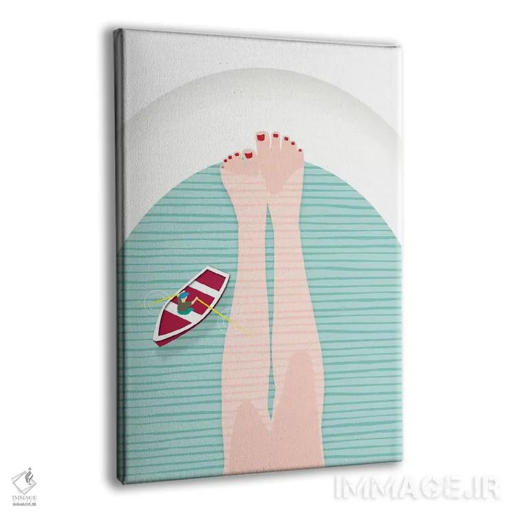 تابلو وان حمام اثر امی و کورت برلین - نمای پرسپکتیو محصول