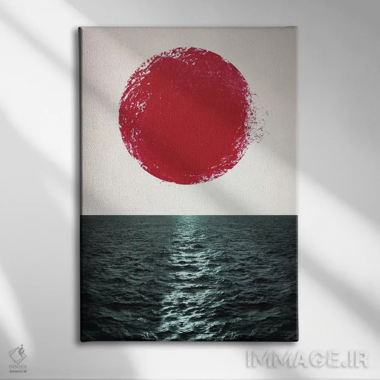 تابلو غروب اثر امی و کورت برلین - نمای روبهرو روی دیوار