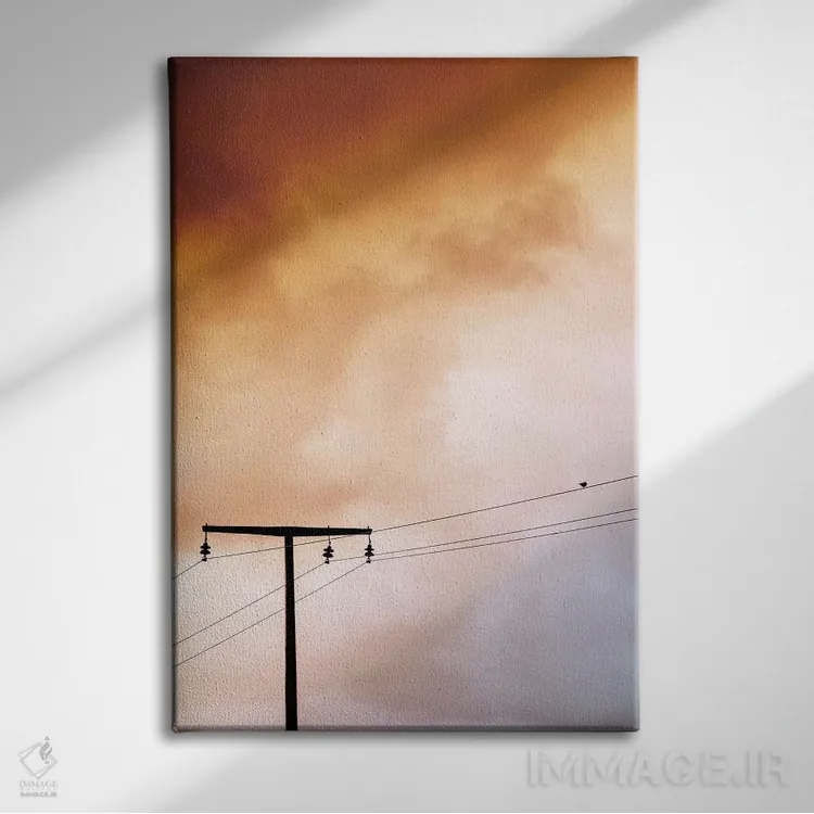 تابلو پرنده کوچولو اثر امی و کورت برلین - نمای روبهرو روی دیوار