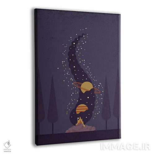 تابلو آتش کمپ اثر امر کاریچ - نمای پرسپکتیو محصول