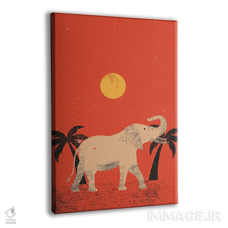 تابلو فیل اثر امر کاریچ - نمای پرسپکتیو محصول