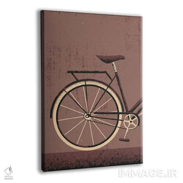 تابلو دوچرخه قدیمی اثر امر کاریچ - نمای پرسپکتیو محصول