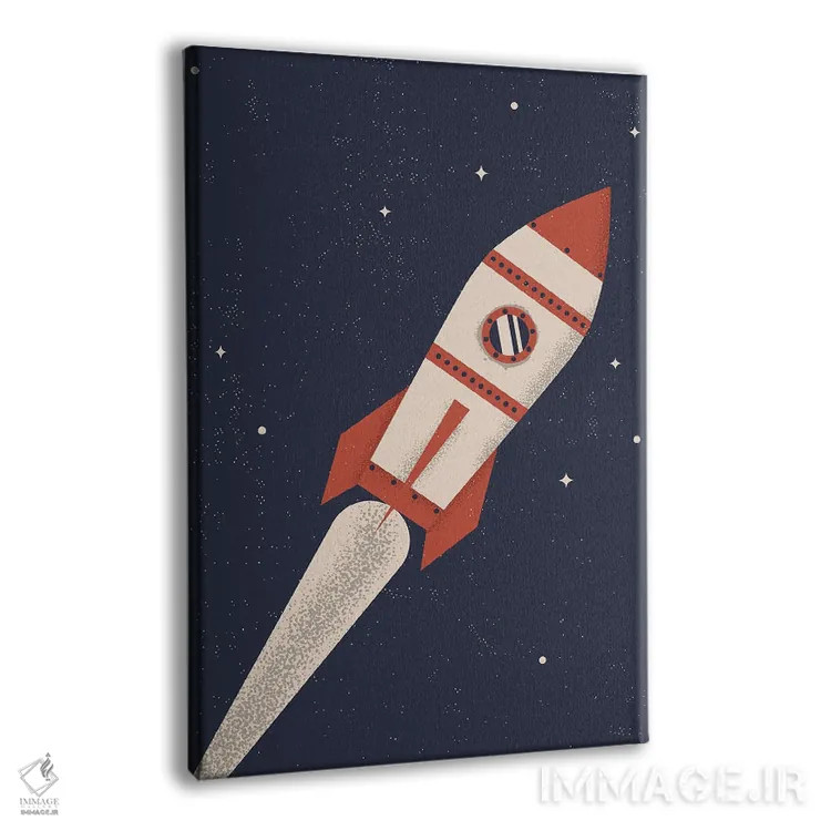 تابلو سفر فضایی اثر امر کاریچ - نمای پرسپکتیو محصول