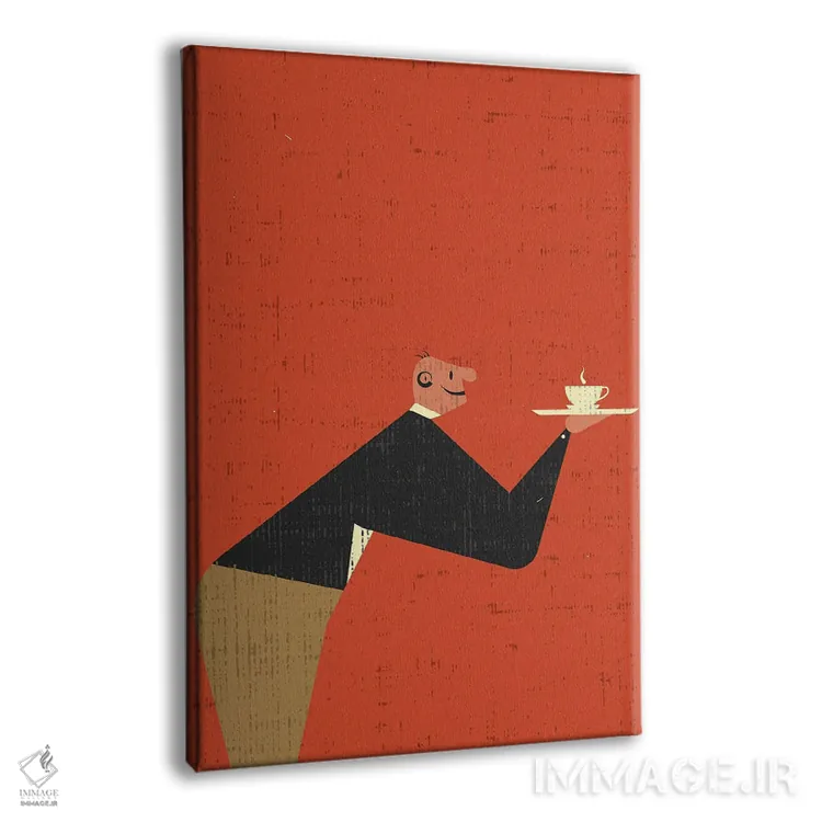 تابلو گارسون اثر امر کاریچ - نمای پرسپکتیو محصول