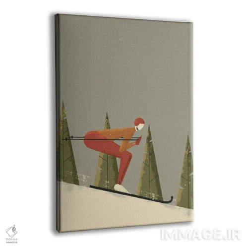 تابلو اسکی اثر امر کاریچ - نمای پرسپکتیو محصول