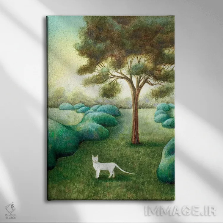 تابلو مسیر اثر آنتوانت کلی - نمای روبهرو روی دیوار