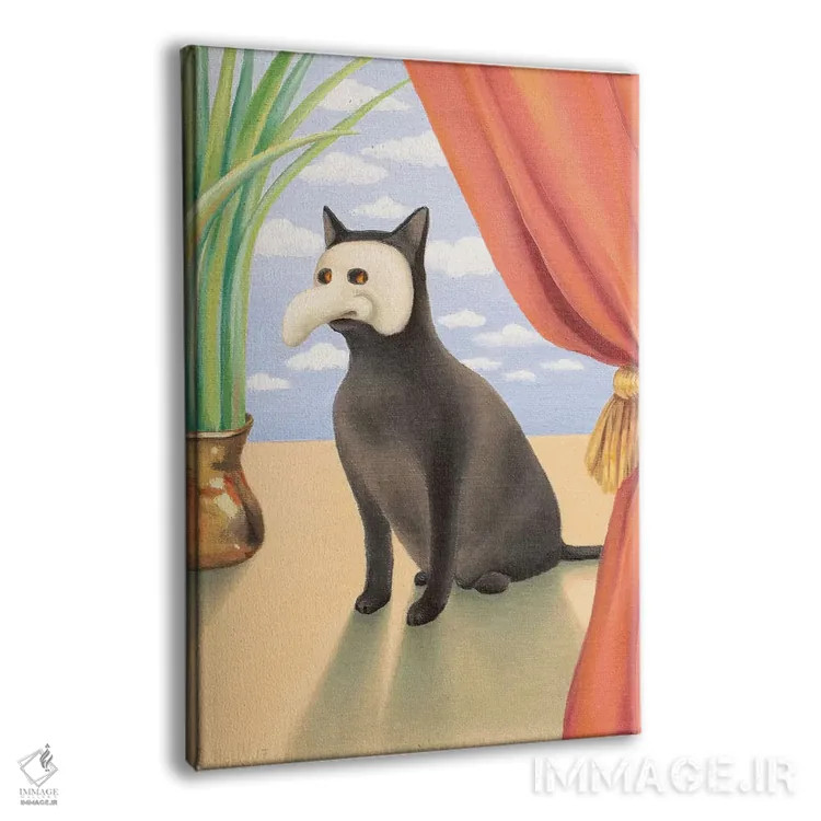 تابلو پولچینلا (شخصیت تئاتر ایتالیایی) اثر آنتوانت کلی - نمای پرسپکتیو محصول