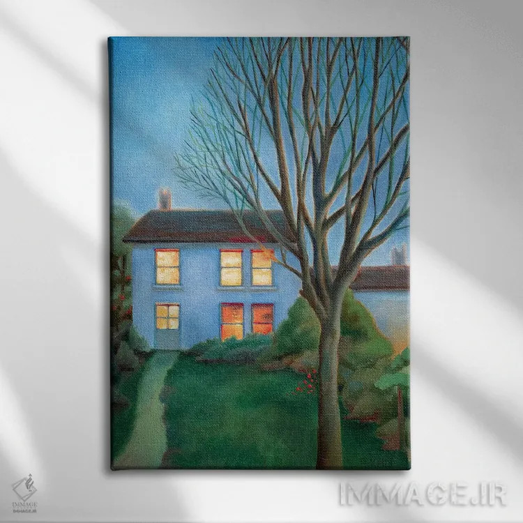 تابلو درون، بیرون اثر آنتوانت کلی - نمای روبهرو روی دیوار