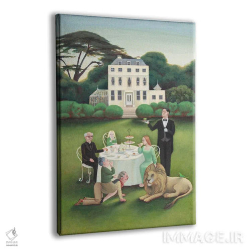 تابلو چای عصرانه اثر آنتوانت کلی - نمای پرسپکتیو محصول