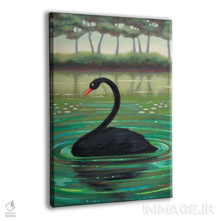 تابلو قوی سیاه اثر آنتوانت کلی - نمای پرسپکتیو محصول