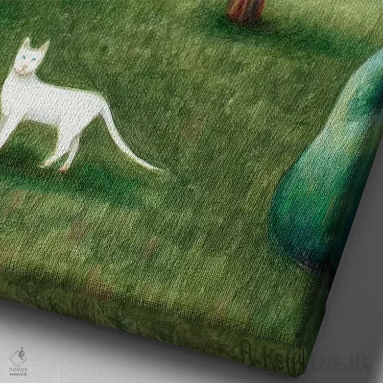 تابلو مسیر اثر آنتوانت کلی - نمای نزدیک بافت بوم