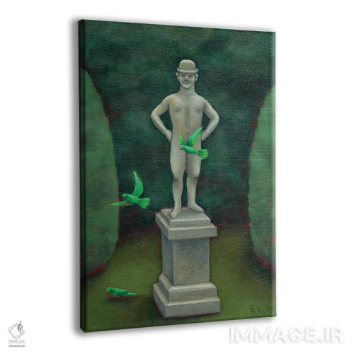 تابلو حکشده در سنگ اثر آنتوانت کلی - نمای پرسپکتیو محصول