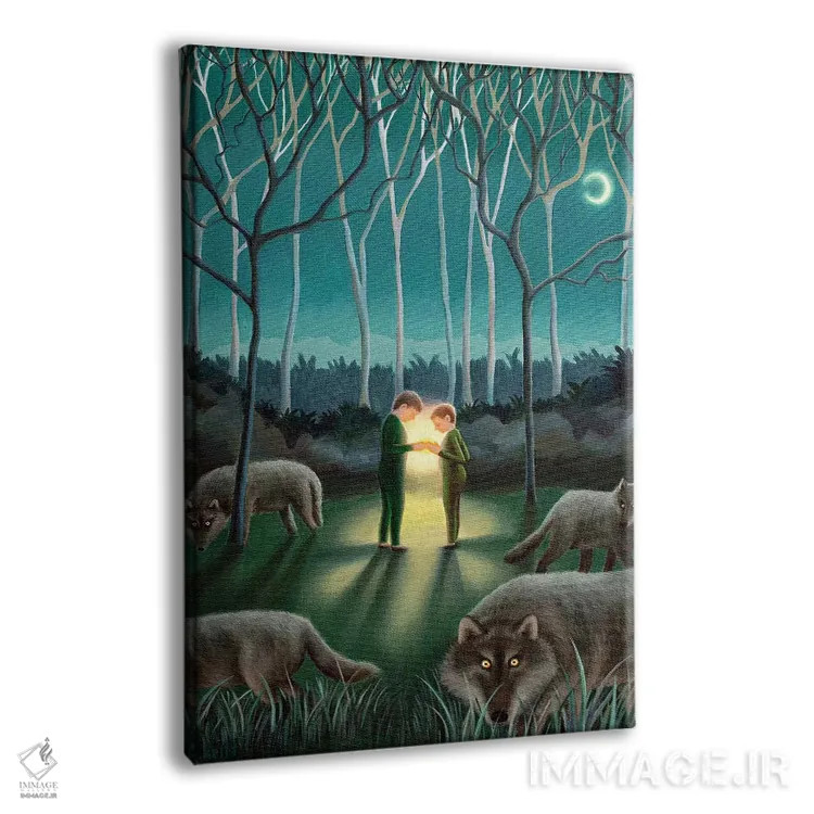 تابلو درخشانتر از ماه اثر آنتوانت کلی - نمای پرسپکتیو محصول