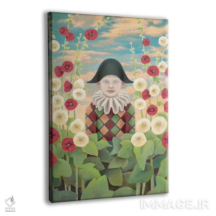 تابلو هارلکین و پنیرک باغی (گیاه) اثر آنتوانت کلی - نمای پرسپکتیو محصول