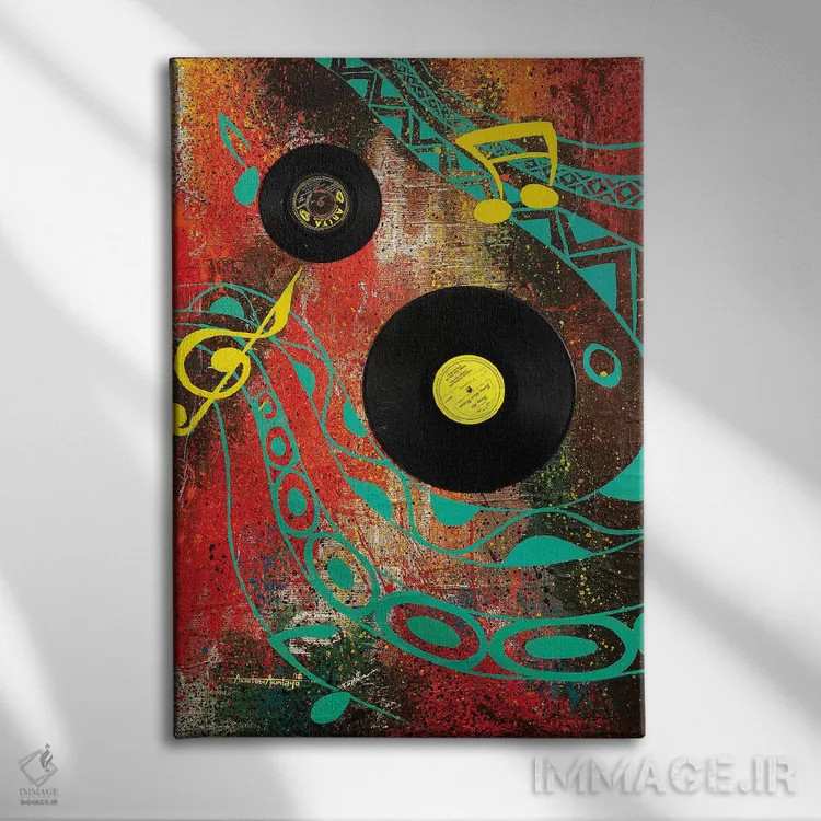 تابلو وینتیج (سبک قدیمی) اثر آکینتایو آکینتوبی - نمای روبهرو روی دیوار