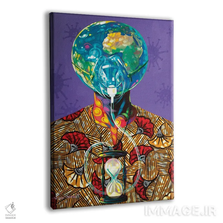 تابلو شفای دنیا اثر آکینتایو آکینتوبی - نمای پرسپکتیو محصول