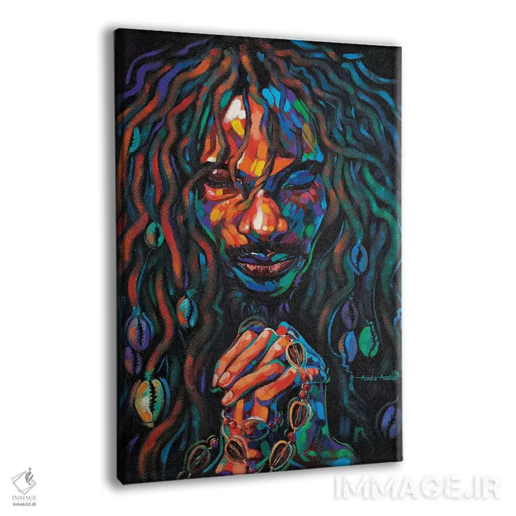 تابلو ایمان در دستان تو اثر آکینتایو آکینتوبی - نمای پرسپکتیو محصول