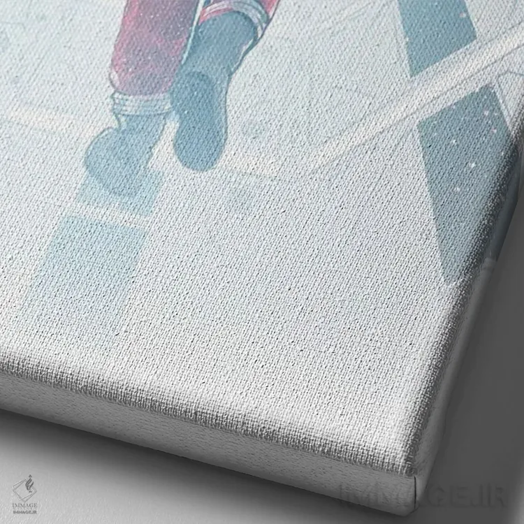 تابلو ادیسه فضایی 2001 (فیلم) اثر نیکیتا آباکوموف - نمای نزدیک بافت بوم