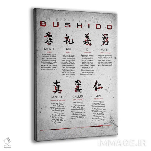 تابلو قانون بوشیدو (فرهنگ ژاپنی) اثر نیکیتا آباکوموف - نمای پرسپکتیو محصول