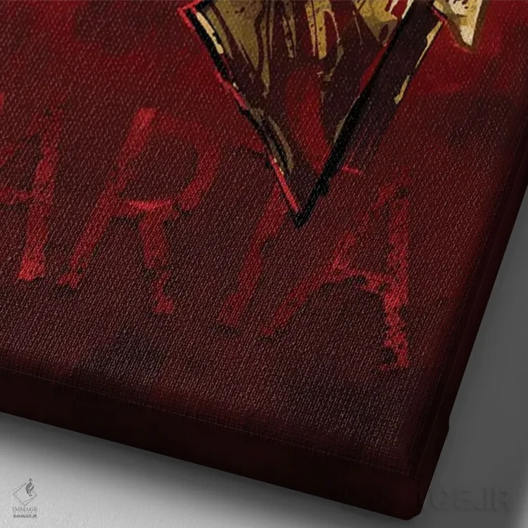 تابلو اسپارتا (یونان باستان) اثر نیکیتا آباکوموف - نمای نزدیک بافت بوم