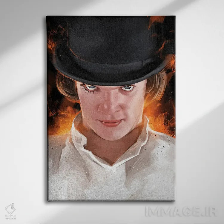 تابلو پرتقال کوکی I (فیلم) اثر نیکیتا آباکوموف - نمای روبهرو روی دیوار