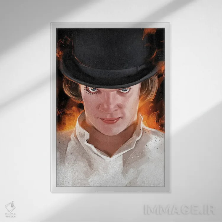 تابلو پرتقال کوکی I (فیلم) اثر نیکیتا آباکوموف - نمای قابدار سفید