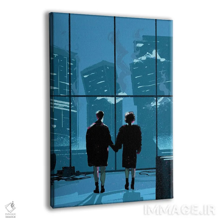 تابلو ذهنم کجاست (آهنگ/اثر هنری) اثر نیکیتا آباکوموف - نمای پرسپکتیو محصول