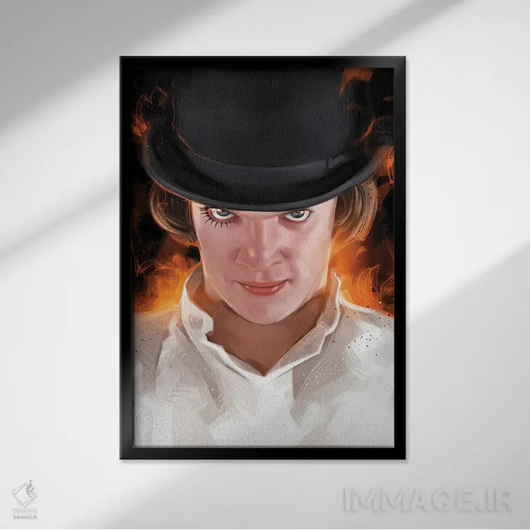 تابلو پرتقال کوکی I (فیلم) اثر نیکیتا آباکوموف - نمای قابدار مشکی