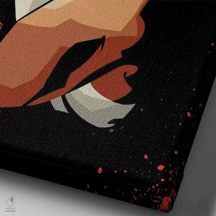 تابلو جانسخت I (فیلم) اثر نیکیتا آباکوموف - نمای نزدیک بافت بوم