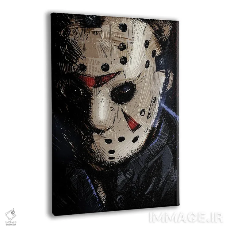 تابلو جیسون وورهیز I (شخصیت فیلم ترسناک) اثر نیکیتا آباکوموف - نمای پرسپکتیو محصول