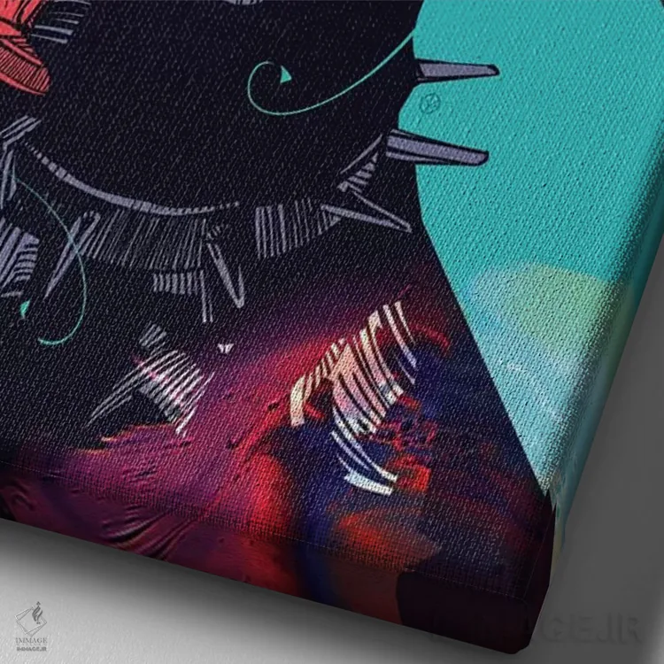 تابلو دوبرگان اثر نیکیتا آباکوموف - نمای نزدیک بافت بوم