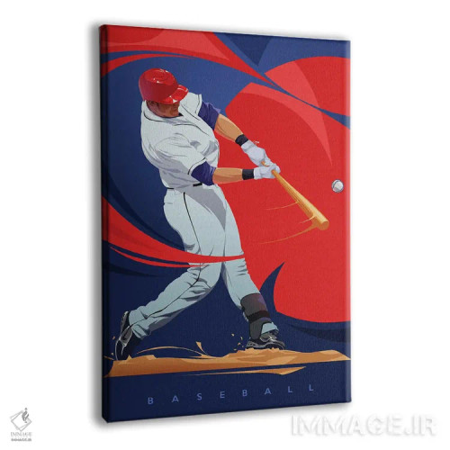 تابلو بیسبال اثر نیکیتا آباکوموف - نمای پرسپکتیو محصول