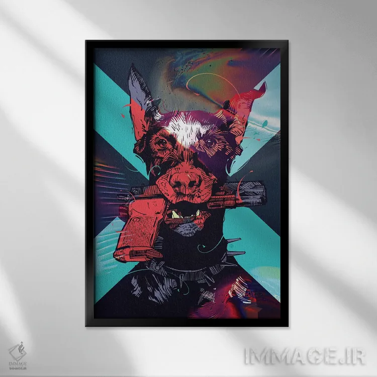 تابلو دوبرگان اثر نیکیتا آباکوموف - نمای قابدار مشکی