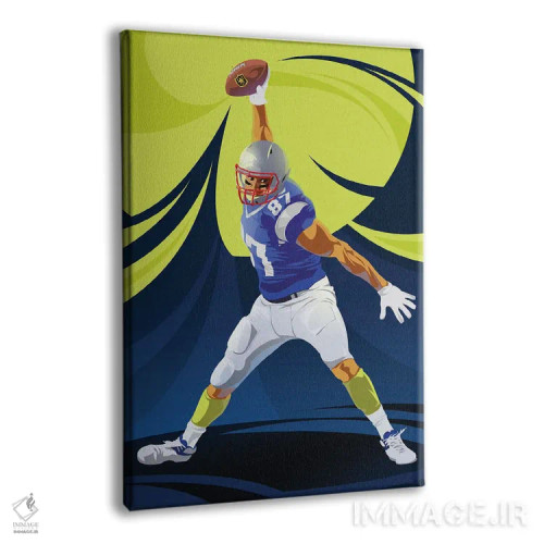 تابلو فوتبال اثر نیکیتا آباکوموف - نمای پرسپکتیو محصول