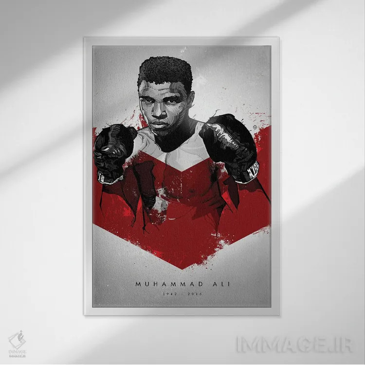 تابلو علی اثر نیکیتا آباکوموف - نمای قابدار سفید