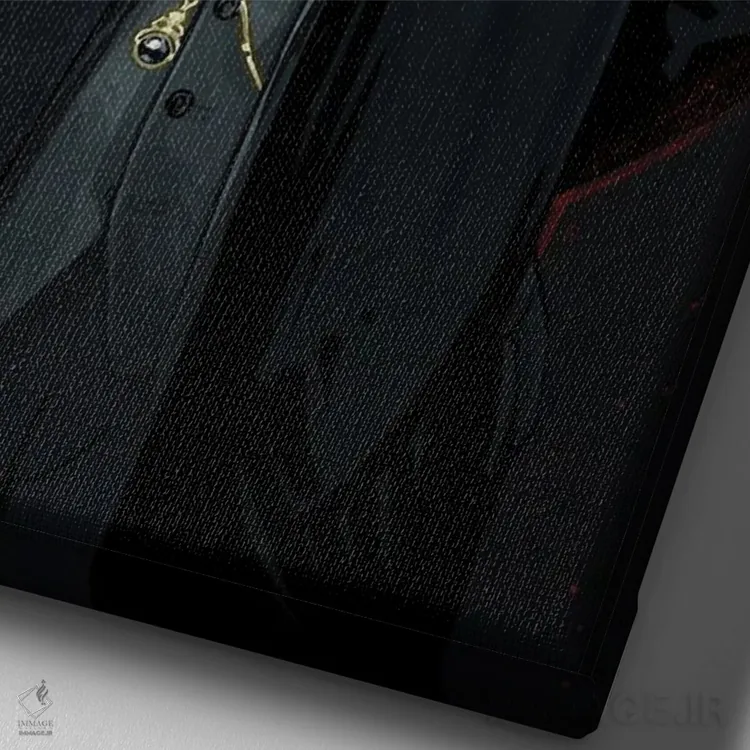 تابلو پیکی بلایندرز (سریال تلویزیونی) اثر نیکیتا آباکوموف - نمای نزدیک بافت بوم