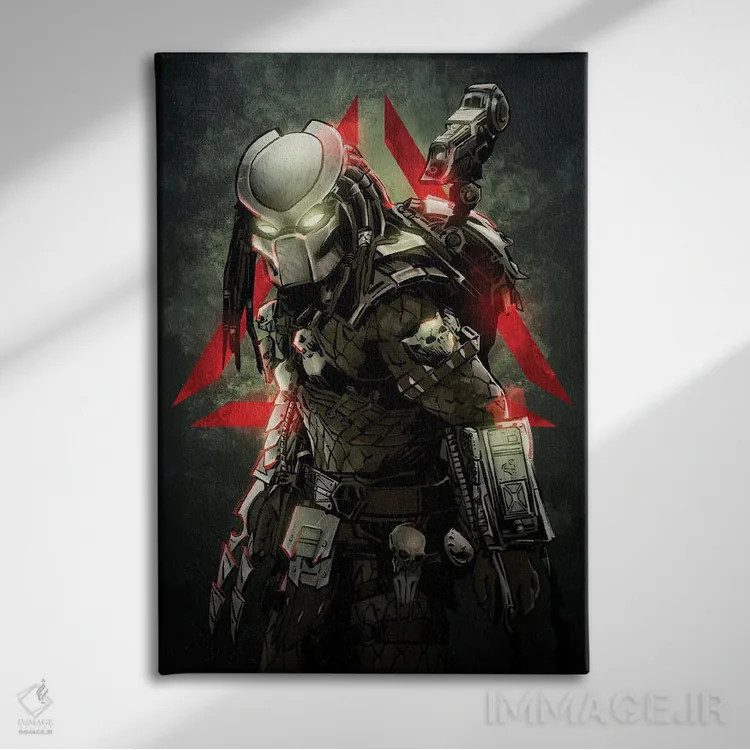 تابلو غارتگر ۱ (فیلم) اثر نیکیتا آباکوموف - نمای روبهرو روی دیوار