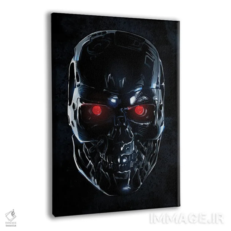 تابلو چهره ترمیناتور اثر نیکیتا آباکوموف - نمای پرسپکتیو محصول