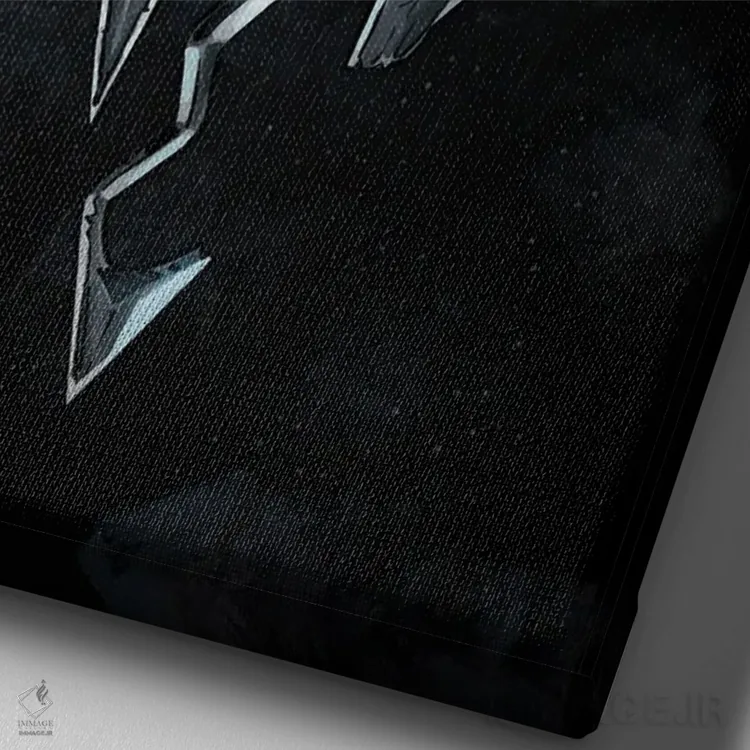 تابلو اسکایریم (بازی ویدئویی) اثر نیکیتا آباکوموف - نمای نزدیک بافت بوم