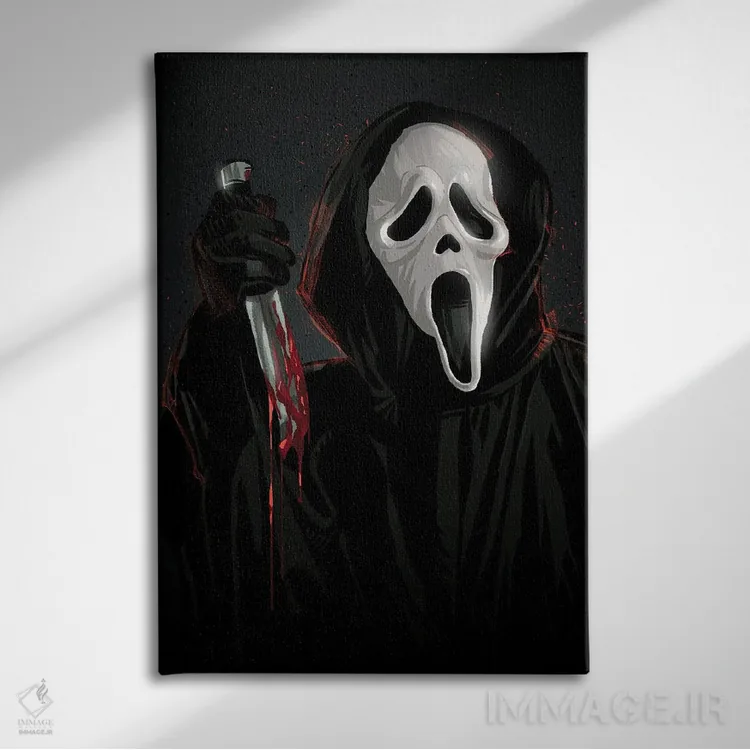 تابلو جیغ (فیلم) اثر نیکیتا آباکوموف - نمای روبهرو روی دیوار