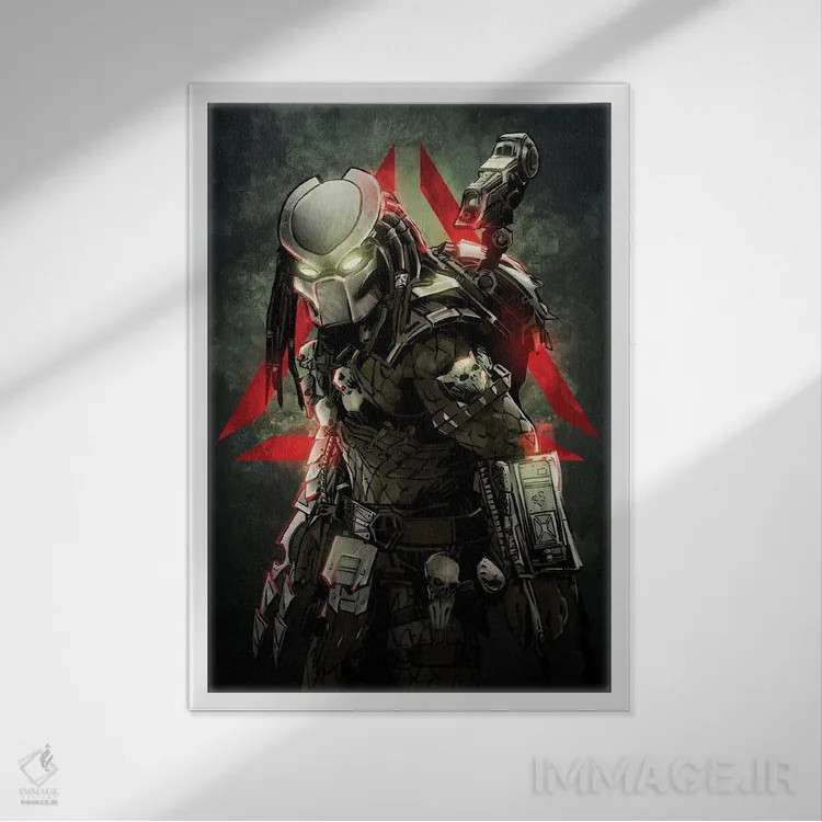 تابلو غارتگر ۱ (فیلم) اثر نیکیتا آباکوموف - نمای قابدار سفید